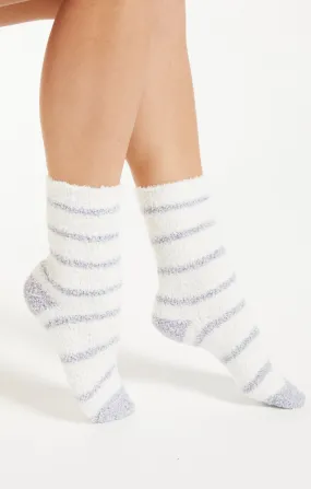 2 Pack Plush Stripe Sock