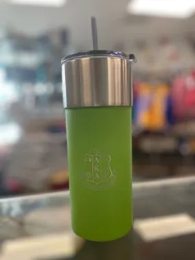 AKA Stainless Tumbler w/ Straw