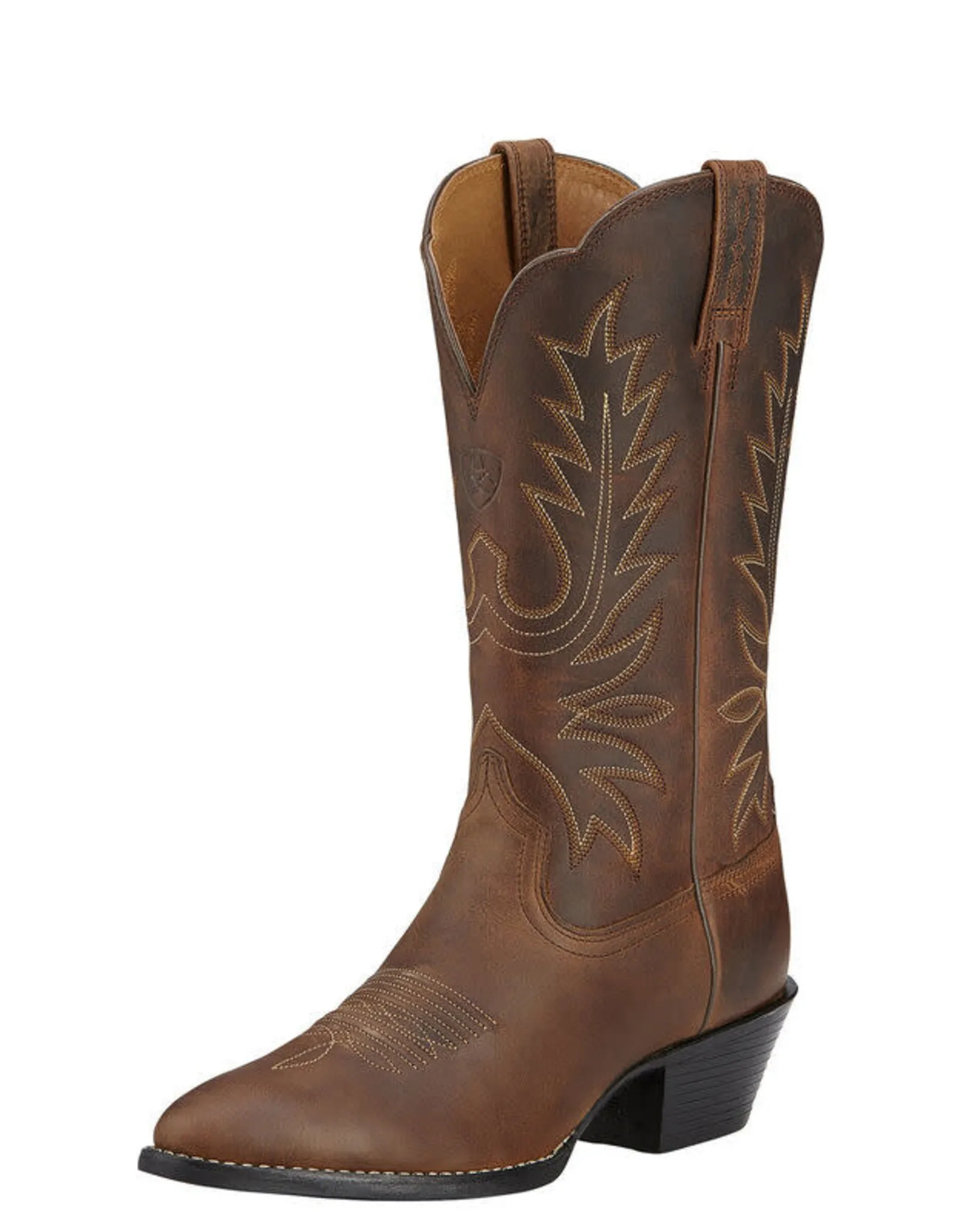 Ariat Womens Heritage Distressed Western R Toe Cowboy Boots