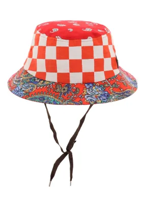 bandana bucket hat COTDAC 827B RED