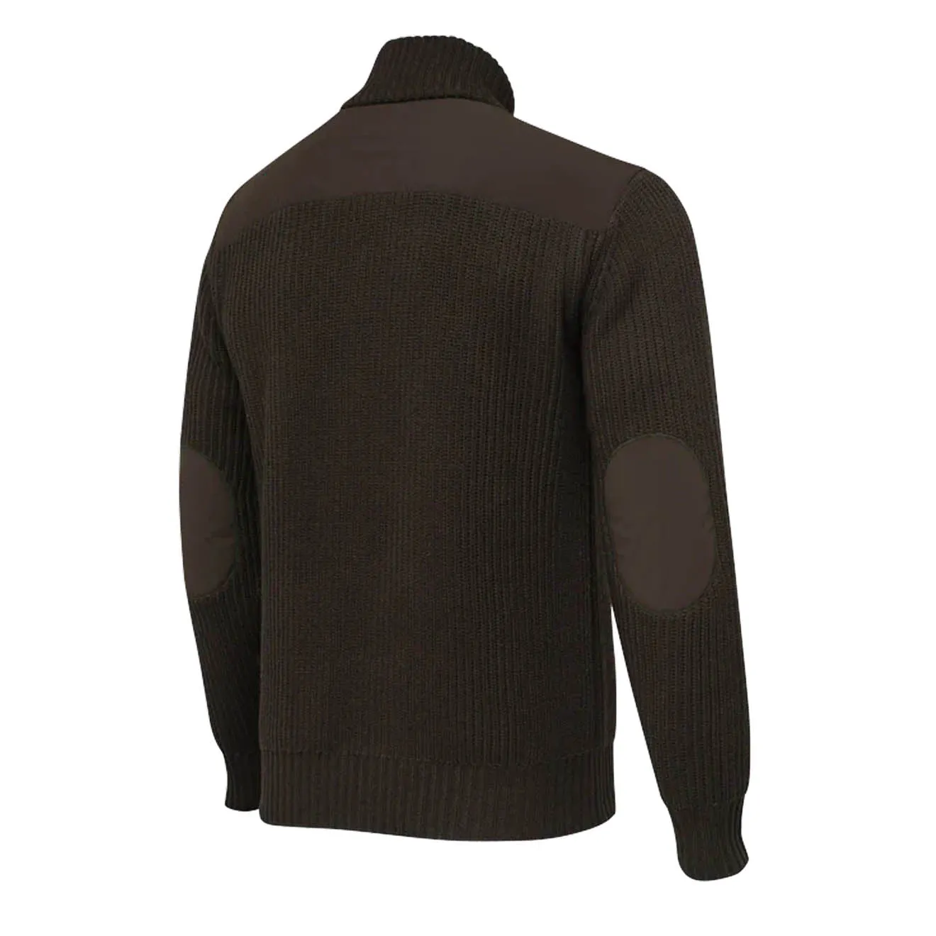 Beretta Dover Half Zip Tech Sweater Brownbark / Moss