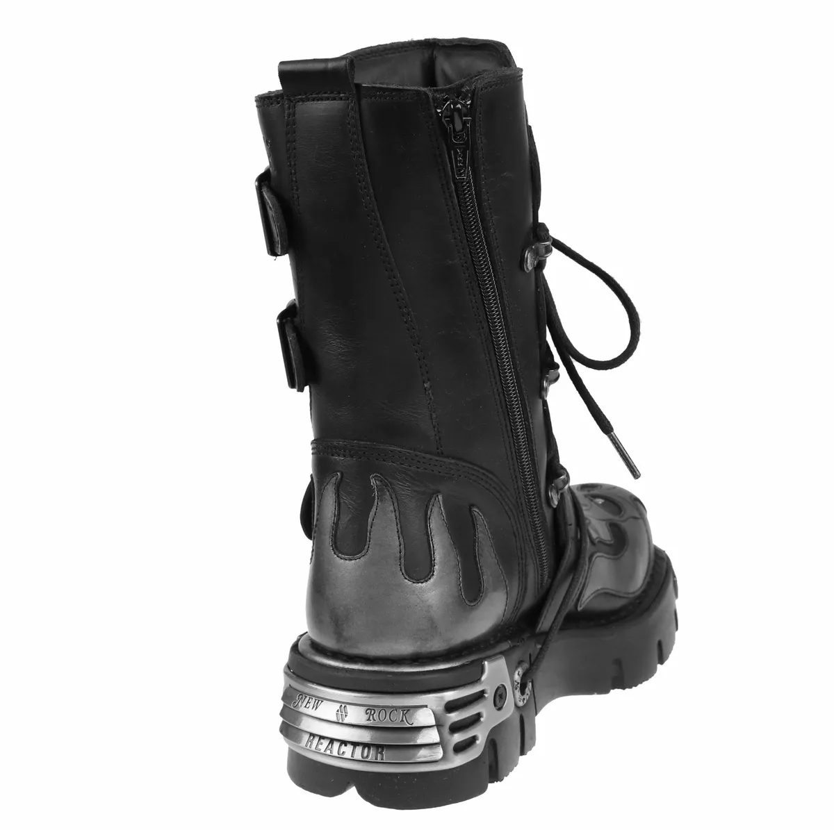 Boots New rock - Vampire Boots (107-S2) Black-Gray  -  Metal-shop