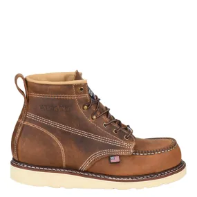 Carolina Men's AMP 6 USA Moc Toe Wedge Boots