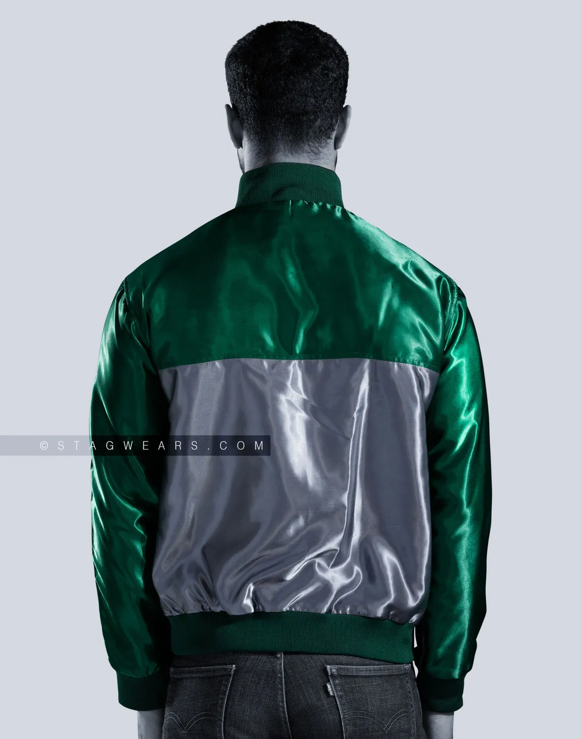 Customizable Satin Track Jackets | Lightweight Glossy Outerwear