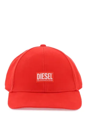 Diesel corry-jacq-wash baseball cap A11360 0BLAA FORMULA RED