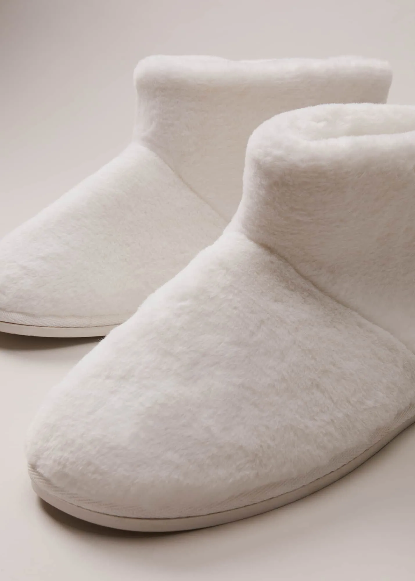 Faux Fur Slipper Boots