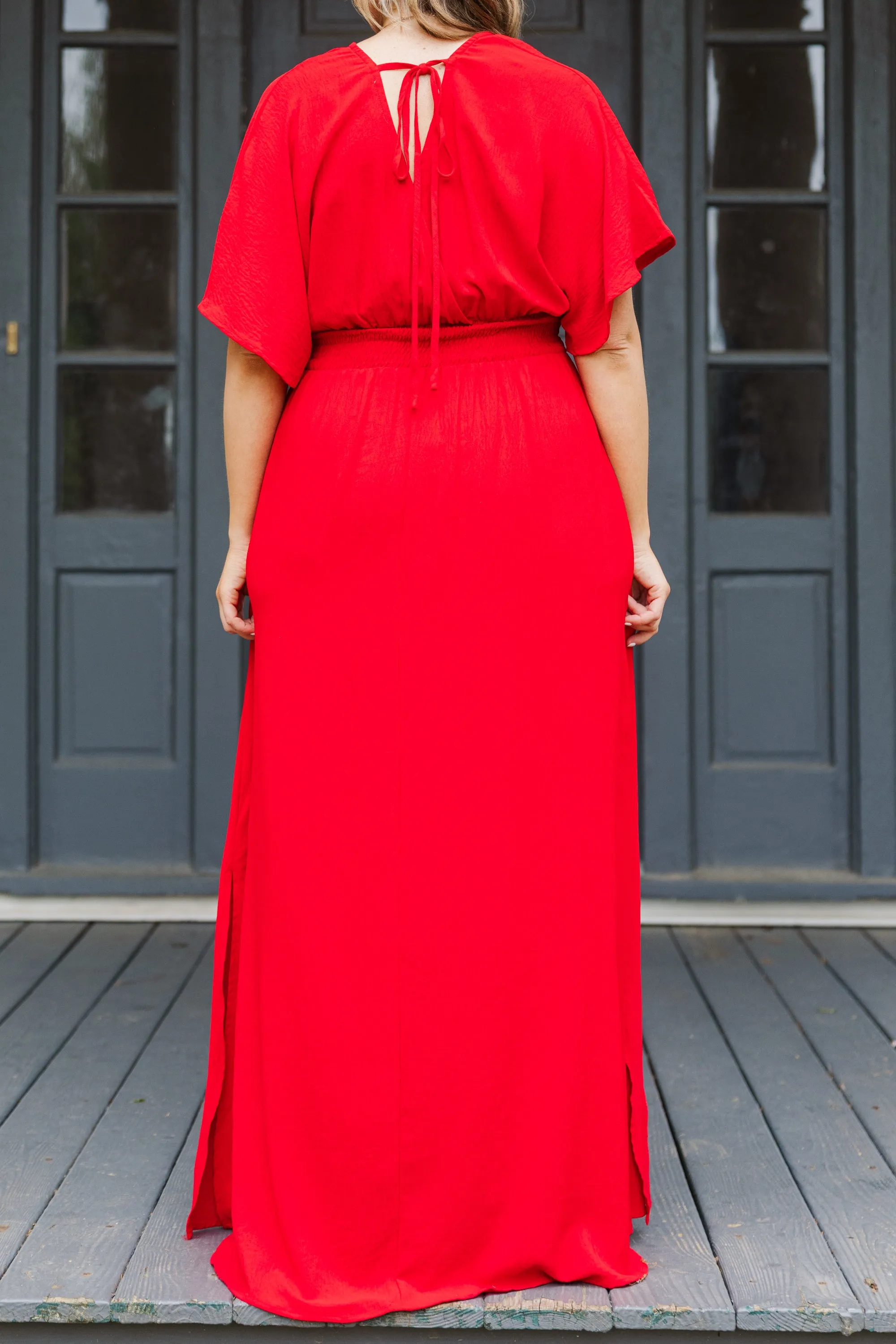 Feeling Good Maxi Dress, Red