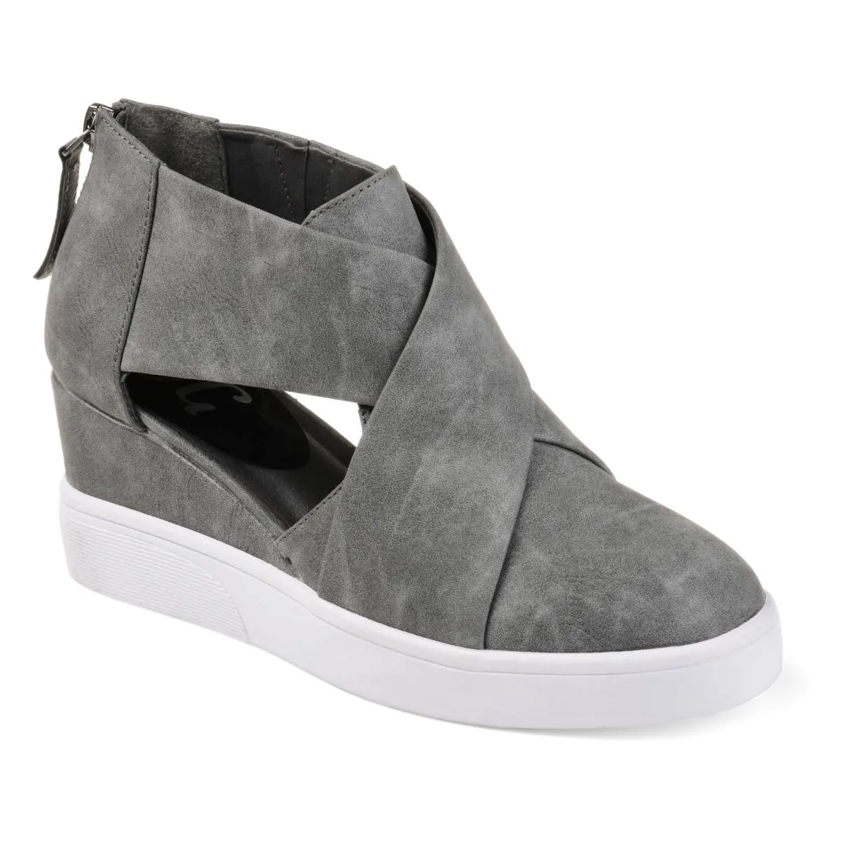      Journee Collection Women's Seena Sneaker Wedge     