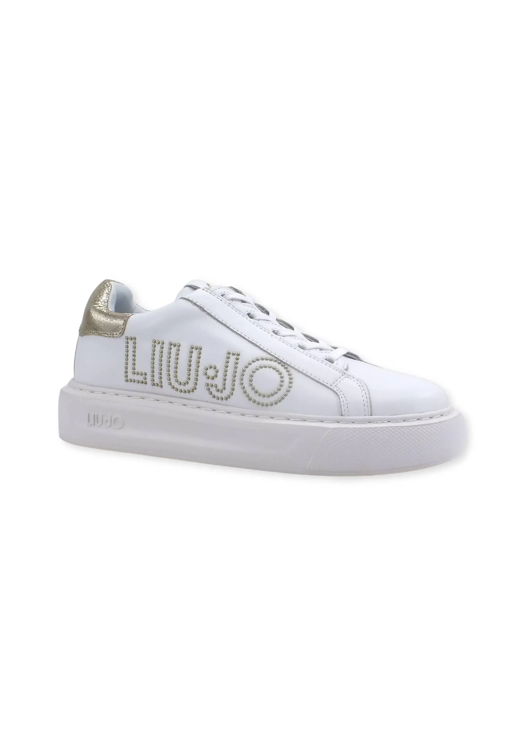 LIU JO Kylie 05 Sneaker Donna White Light Gold BA2065PX100