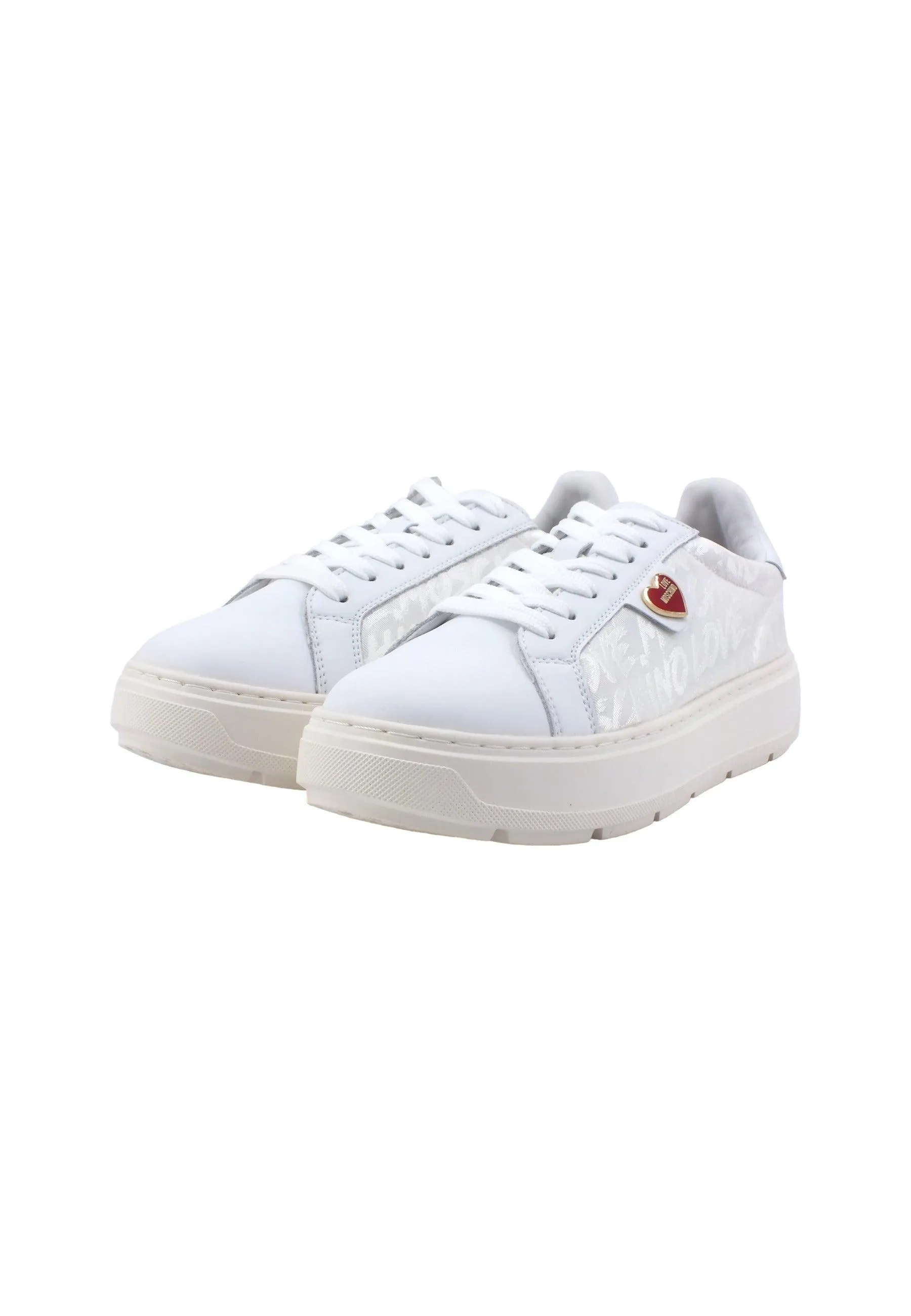 LOVE MOSCHINO Sneaker Donna Bianco JA15214G1HJS110A