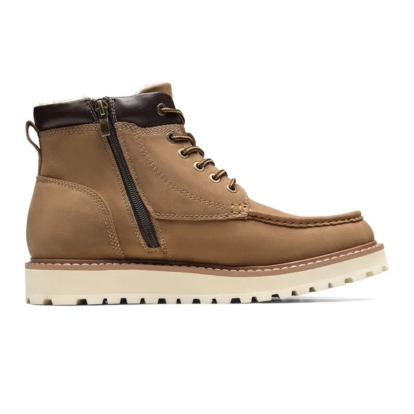 Men's Moc Toe Fur-Lined Boots