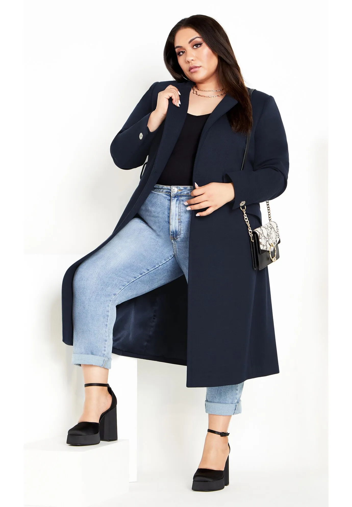 Mia Coat - navy