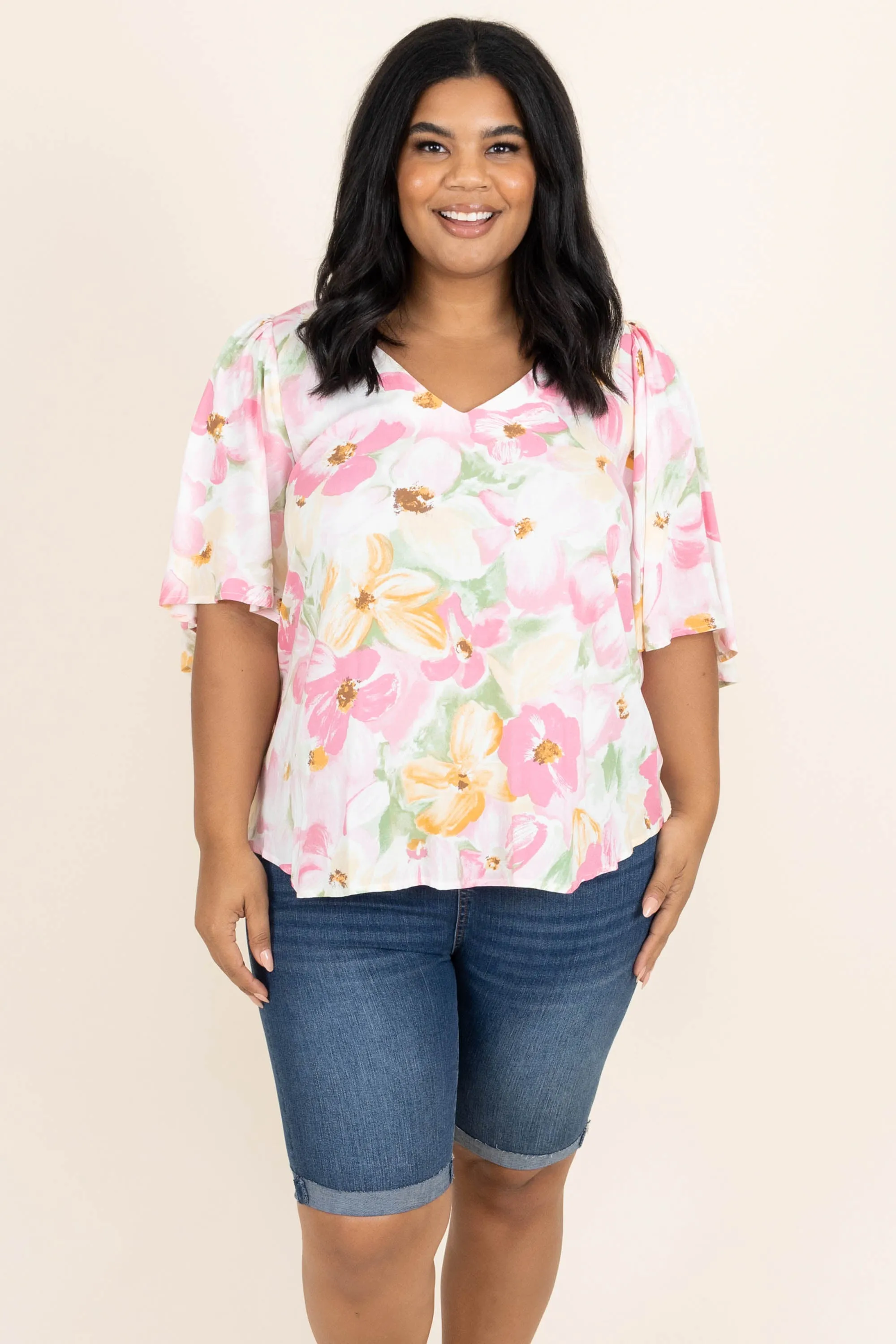 Petal Perfect Top, Pink