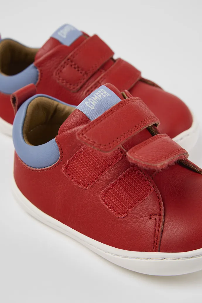 Peu Red Leather Sneaker