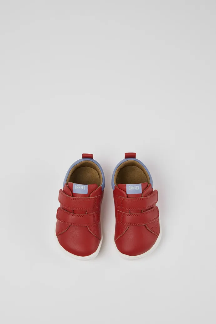 Peu Red Leather Sneaker