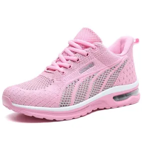 Pink texture pattern logo print shoe sneaker