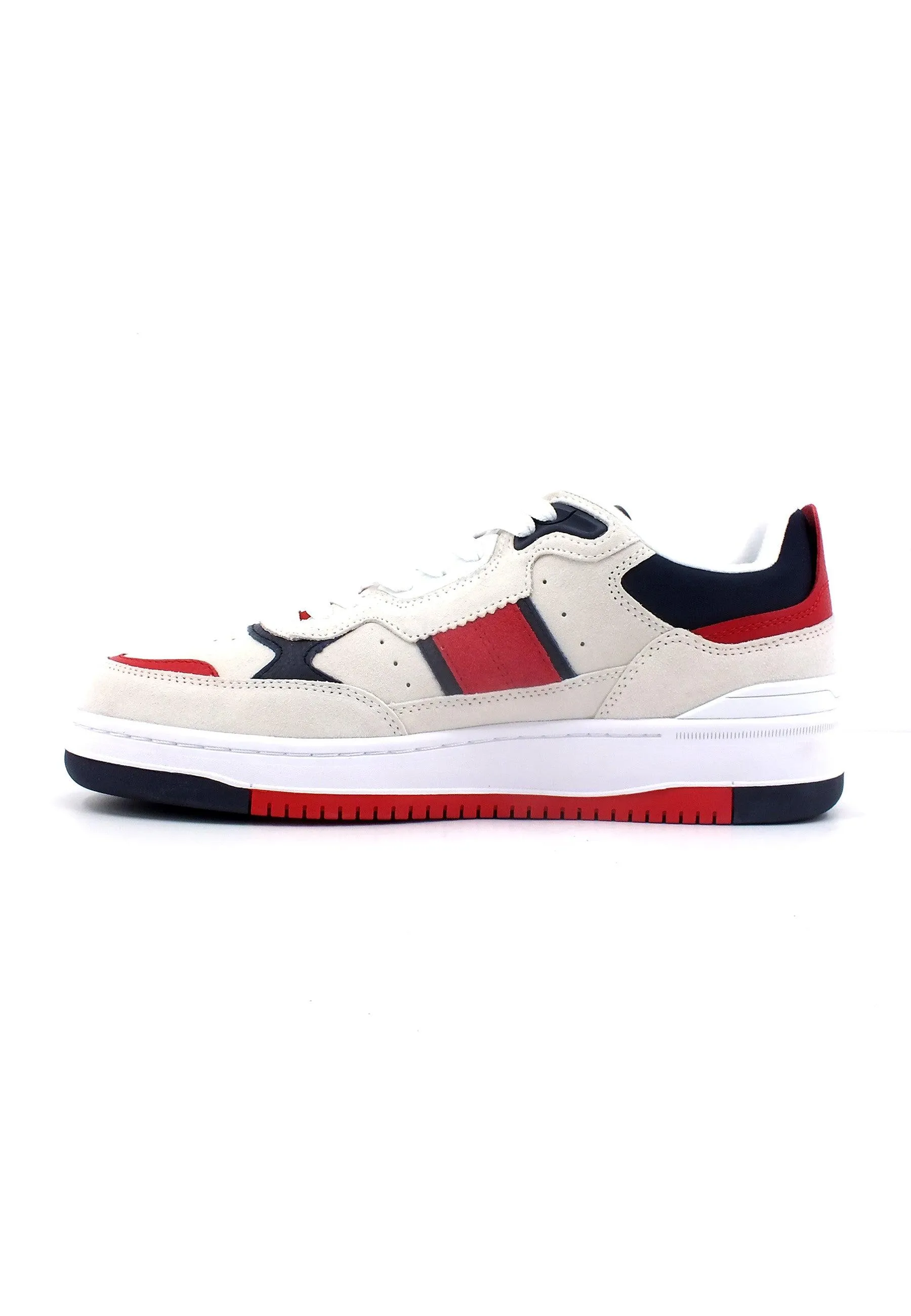 POLO RALPH LAUREN Sneaker Uomo Bianco Navy Red 809913399003