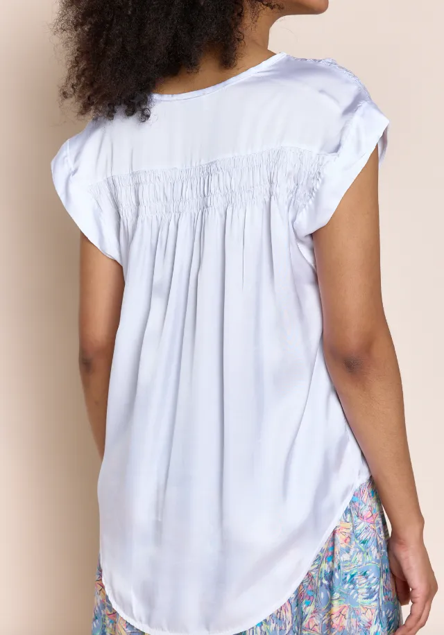 Sofia Heidi Blouse- White