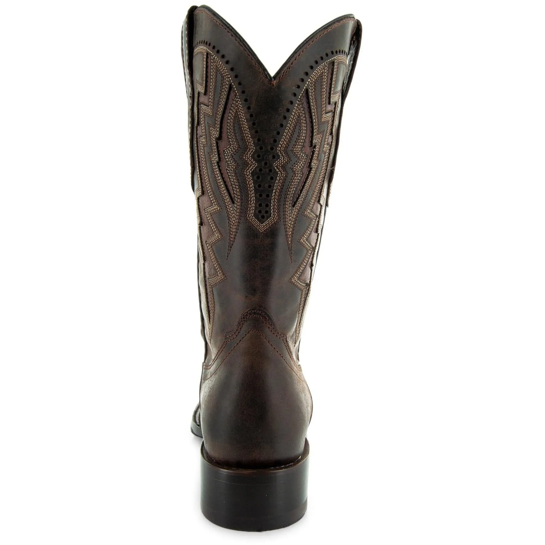 Square Toe Cowboy Boots Brown | Men's Square Toe Boots (H50027)