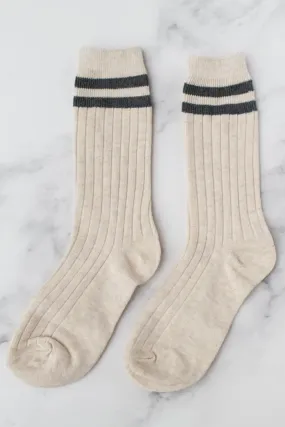 Striped Crew Sock