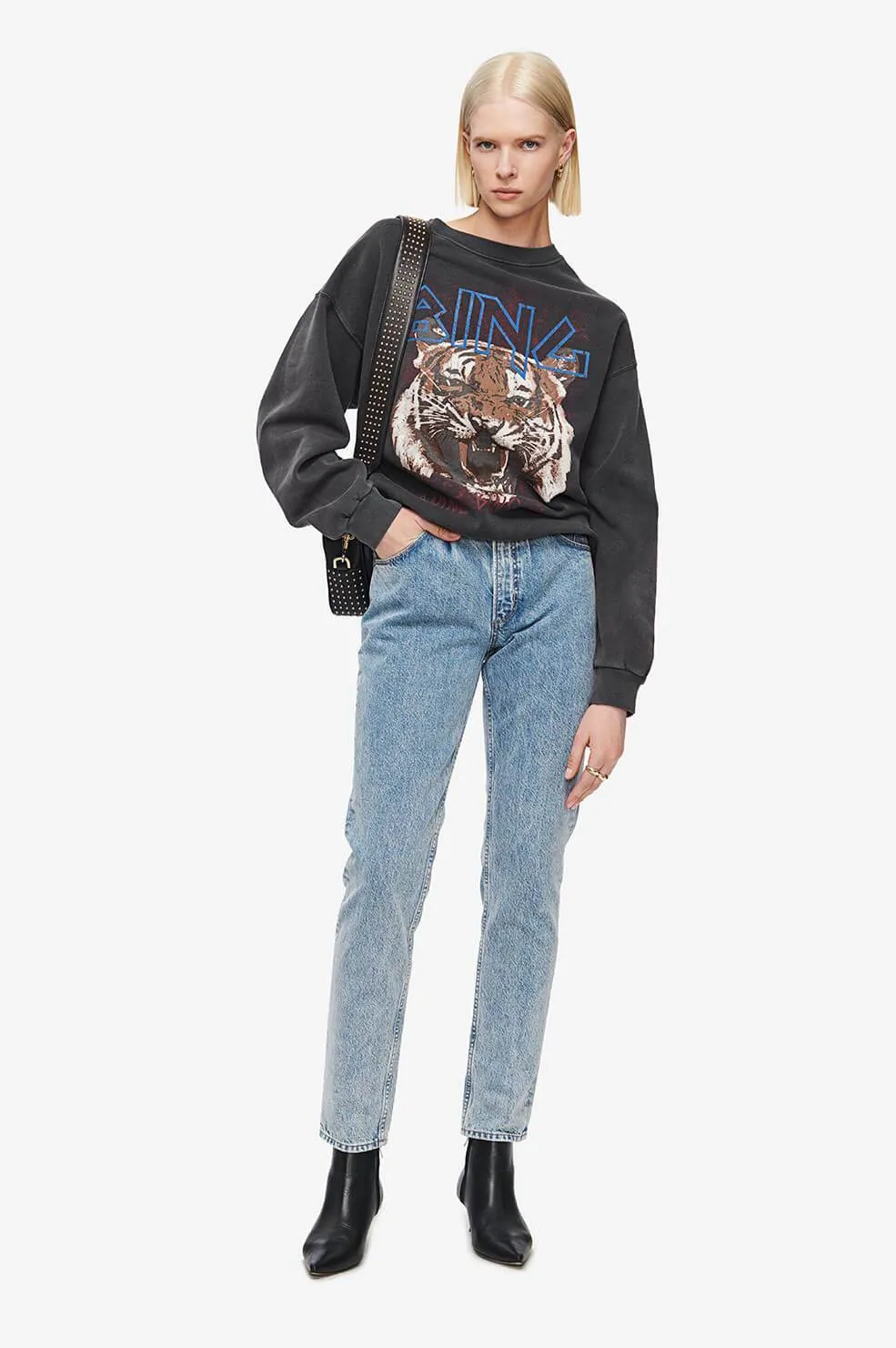 TIGER SWEATER - BLACK