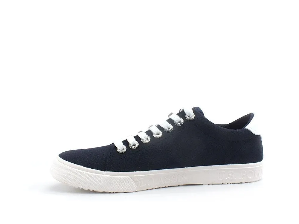 U.S. POLO ASSN. Sneaker Canvas Logo Blu Medievale