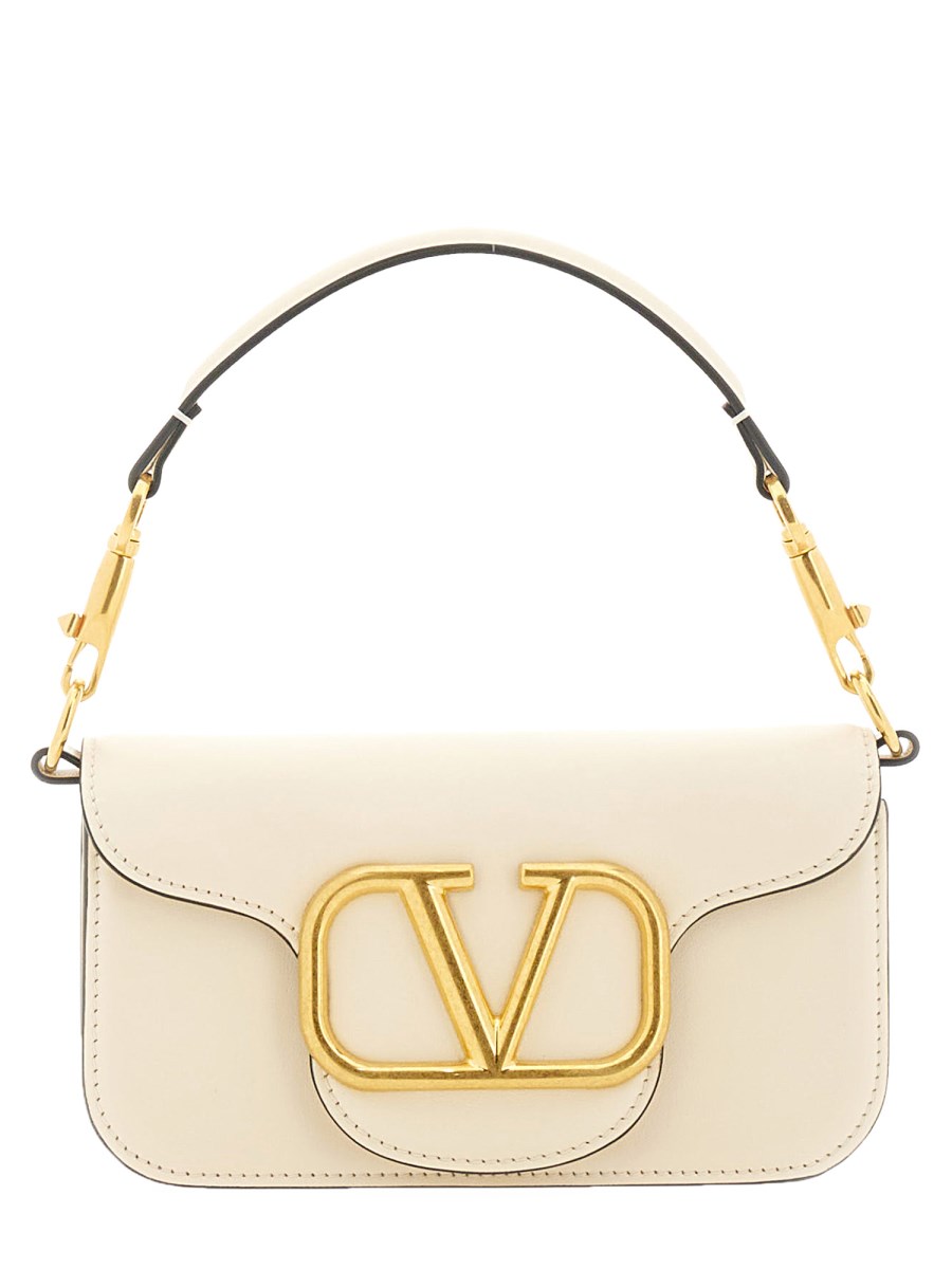 VALENTINO GARAVANI    SMALL CALFSKIN LOCÒ SHOULDER BAG