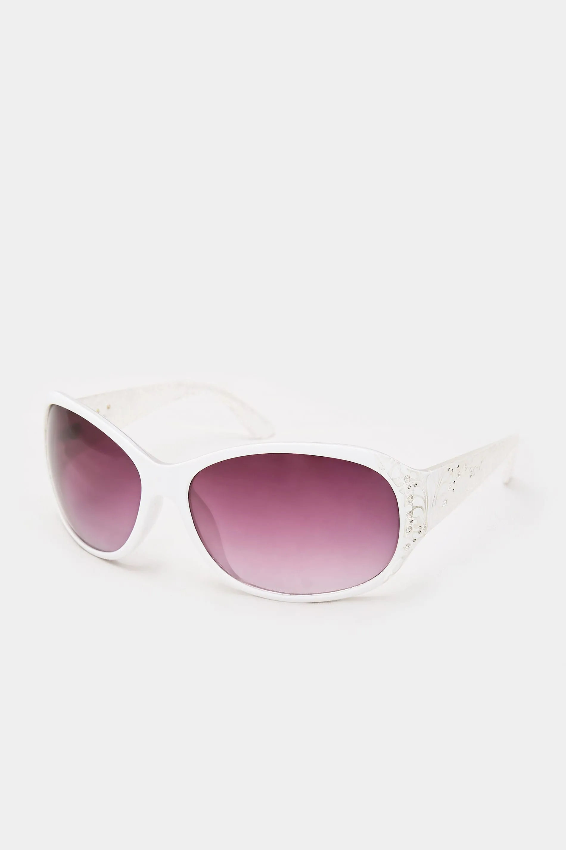 White Filigree Sunglasses