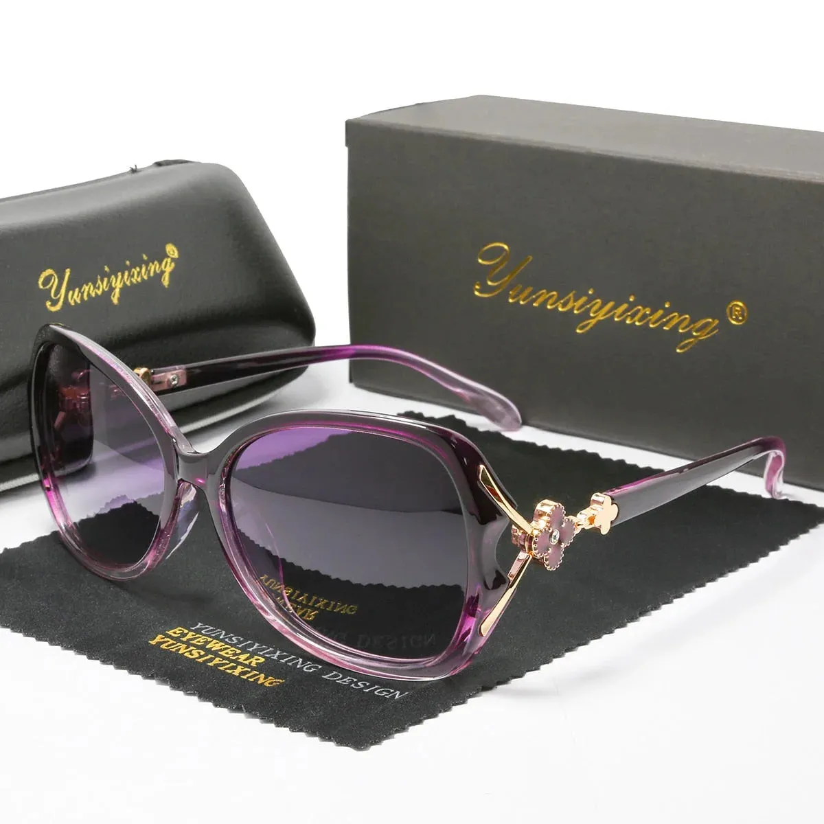 Women's Luxury Butterfly Fashion Polarized UV400 Anti-Glare Sunglasses